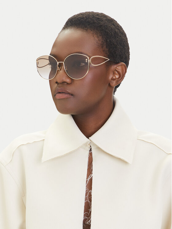 Etro Etro Okulary przeciwsłoneczne 0072/F/S 207872 Złoty