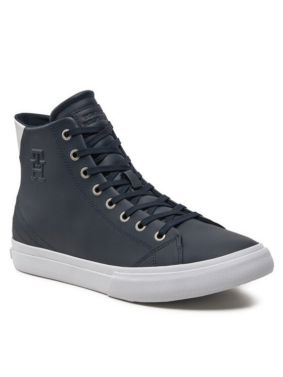 Tommy Hilfiger Tommy Hilfiger Tenisice Th Hi Vulc Street Lth Ess FM0FM04897 Plava