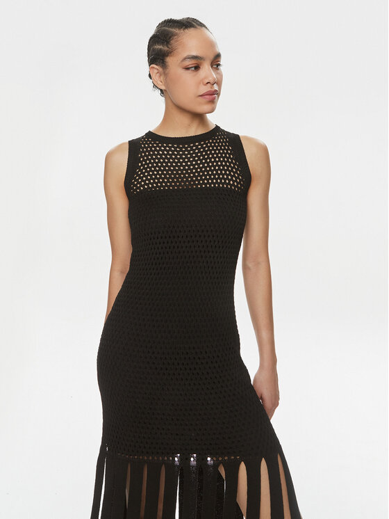 Marella Marella Ljetna haljina Cacao 2413391022 Crna Regular Fit