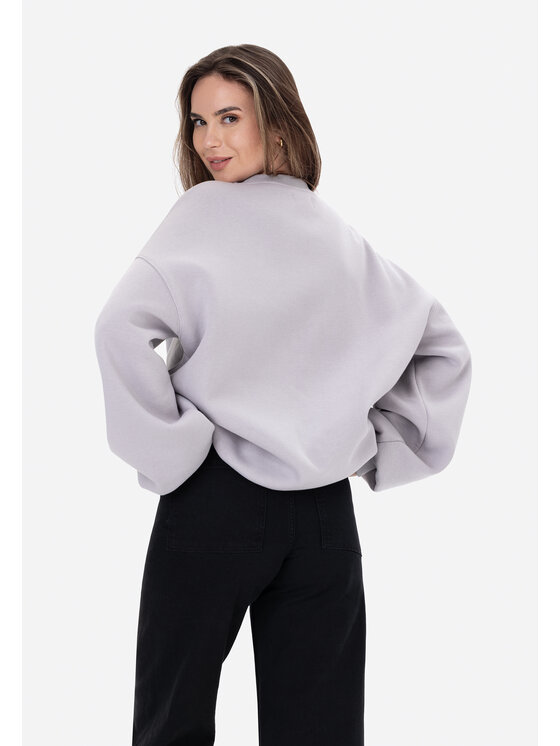 LAURELLA LAURELLA Mikina Laurella 1TU007251 Šedá Regular Fit