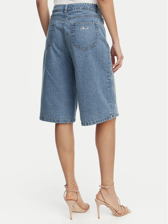 Liu Jo Liu Jo Bermuda püksid UA6182 D0313 Sinine Regular Fit