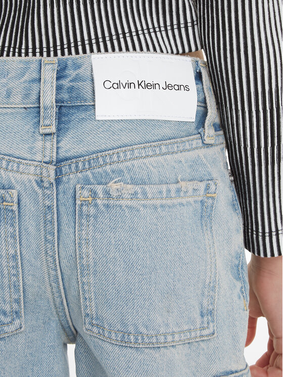 Calvin Klein Jeans Calvin Klein Jeans Traperice IG0IG02365 Plava Straight Fit