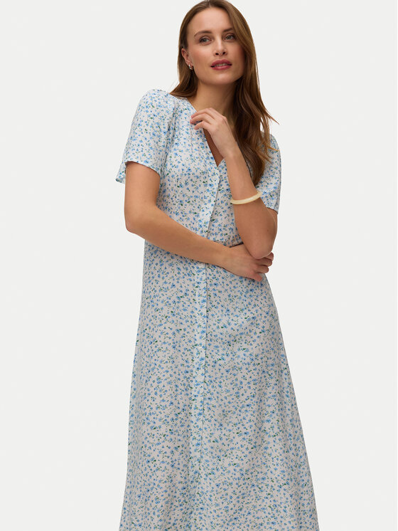 Vero Moda Vero Moda Kasdieninė suknelė Alba 10330301 Balta Regular Fit