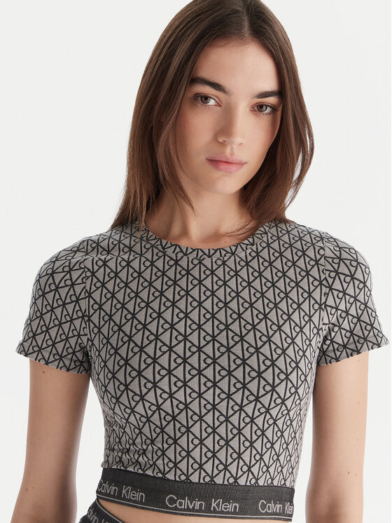 Calvin Klein Underwear Calvin Klein Underwear T-Shirt LV00QF8487 Grau Slim Fit