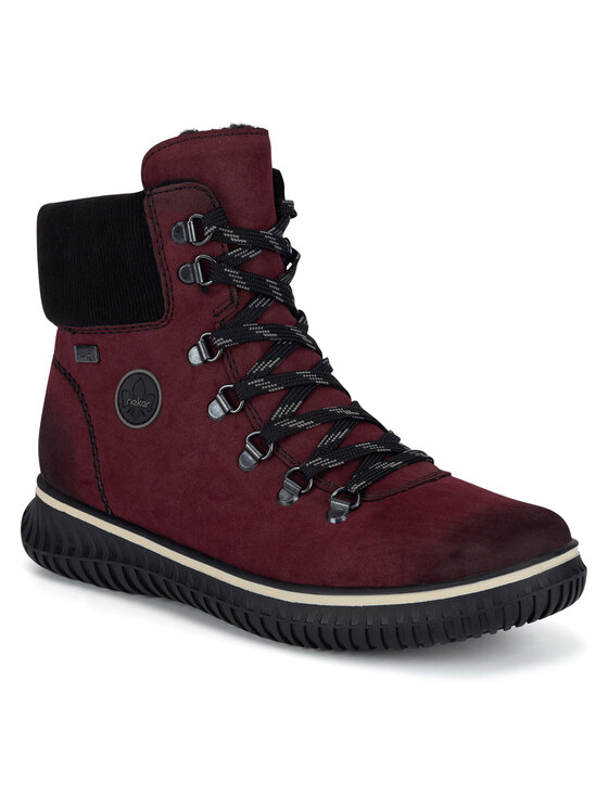 Rieker Rieker Škornji 74247-35 Bordo rdeča