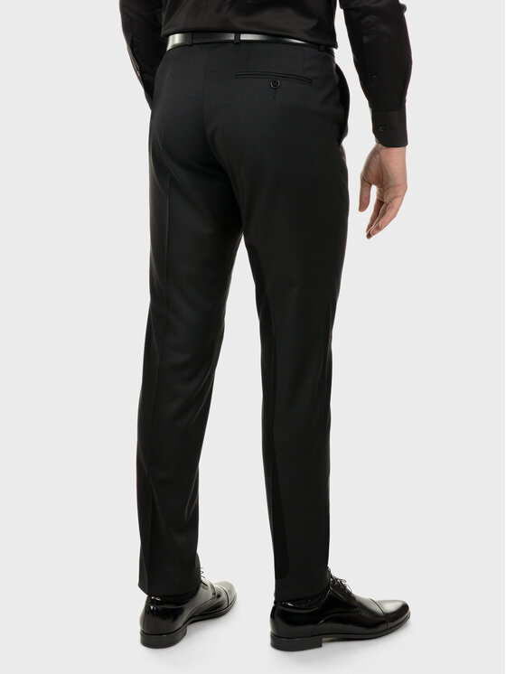 Evenemen Evenemen Spodnie garniturowe KAST Czarny Slim Fit