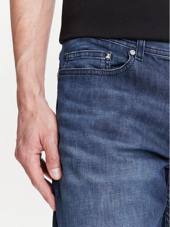 KARL LAGERFELD KARL LAGERFELD Kratke traperice 265820 552833 Tamnoplava Regular Fit