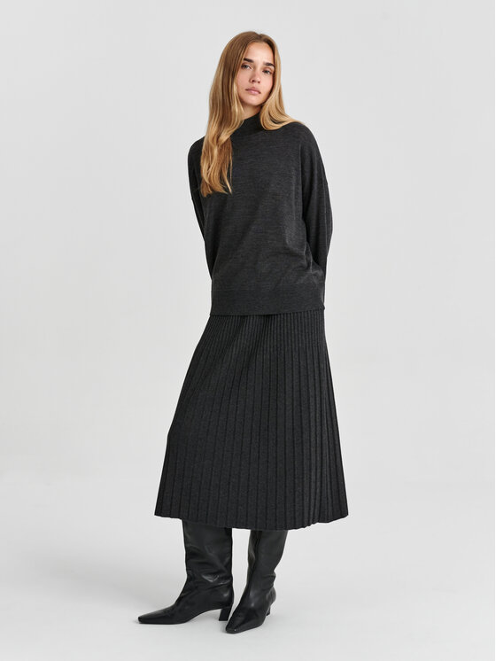 TATUUM TATUUM Sweter AMI Szary Classic Fit