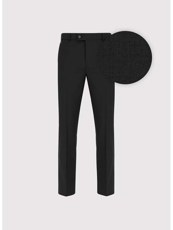 Pako Lorente Pako Lorente Spodnie garniturowe P000P-6G-005 Czarny Slim Fit
