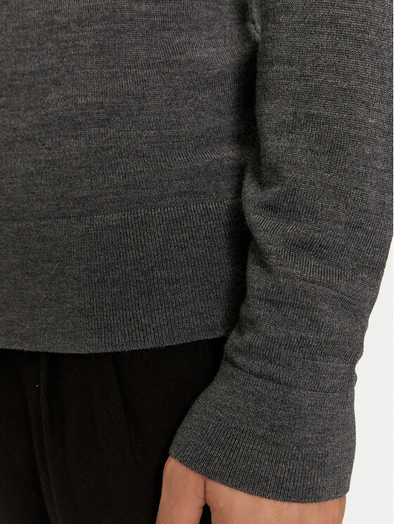 Calvin Klein Calvin Klein Sweter Superior K10K110424 Szary Regular Fit