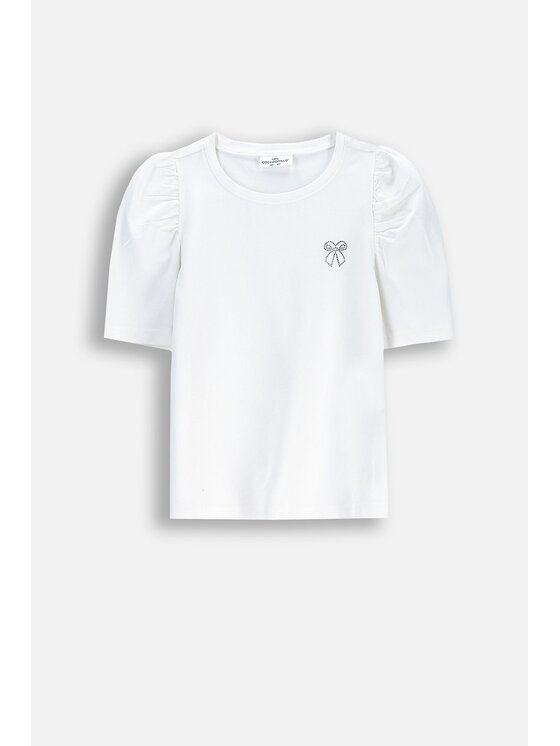 Coccodrillo Coccodrillo T-Shirt WC5143204EJG-001 Biały Regular Fit