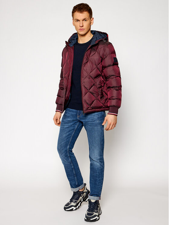 Tommy Hilfiger Vatovan bunda Two Tones MW0MW14895 Bord Regular