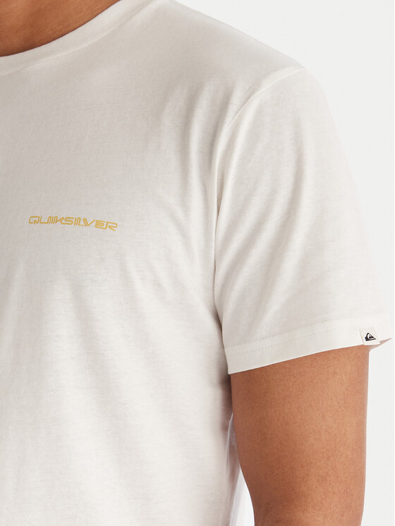 Quiksilver Quiksilver T-Shirt Ev Desert Waves EQYZT08183 Weiß Regular Fit