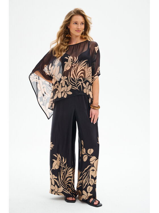 blue shadow blue shadow Tunika Bardo Czarny Regular Fit