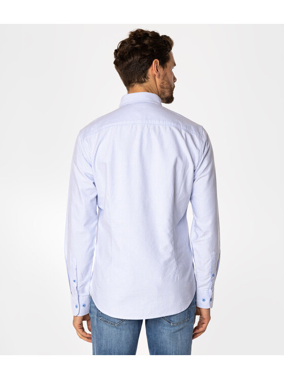 Lee Cooper Lee Cooper Koszula LIAM Niebieski Slim Fit