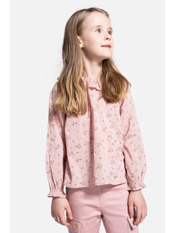 Coccodrillo Coccodrillo Bluzka WC5140101DGK-033 Różowy Regular Fit