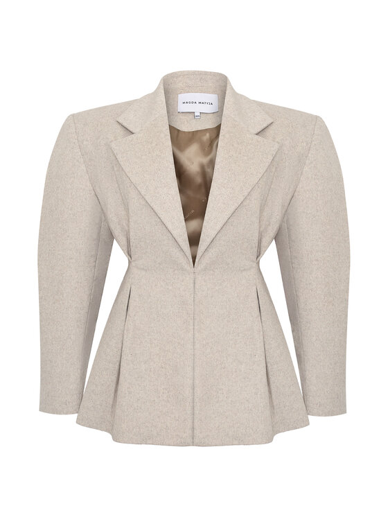Magda Matyja Magda Matyja Marynarka BELLAVIA BLAZER Szary jasny Oversize