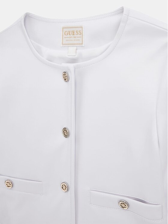 Guess Kids Guess Kids Bunda pro přechodné období 170835 Bílá Classic Fit