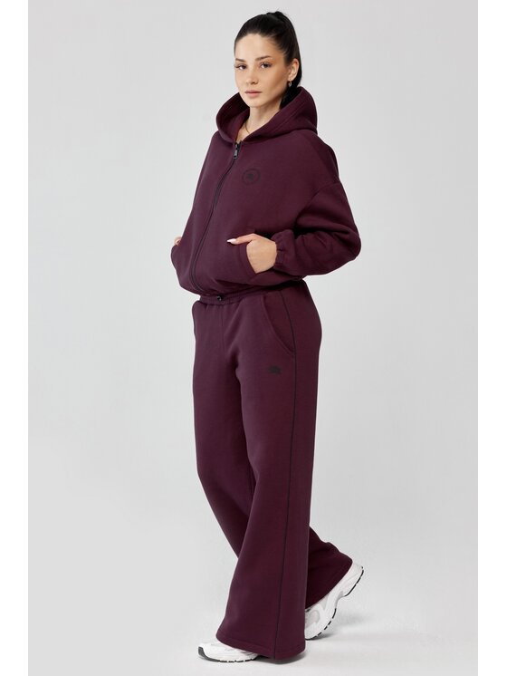 ROUGH RADICAL ROUGH RADICAL Bluza TRIP HOODIE ZIP Bordowy Oversize