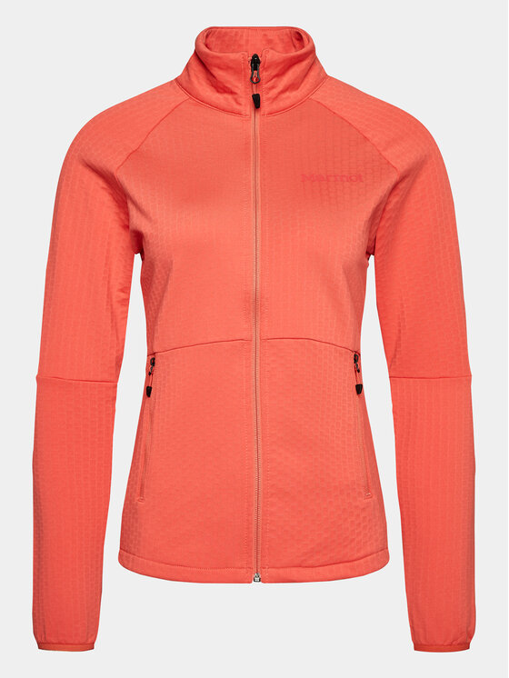 Marmot Fleecová mikina Leconte 12810 Červená Regular Fit