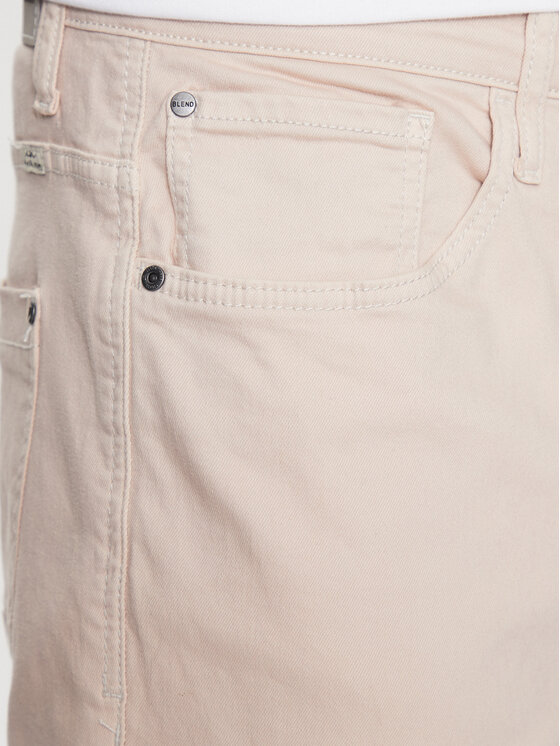 Blend Blend Jeansy 20715087 Écru Slim Fit