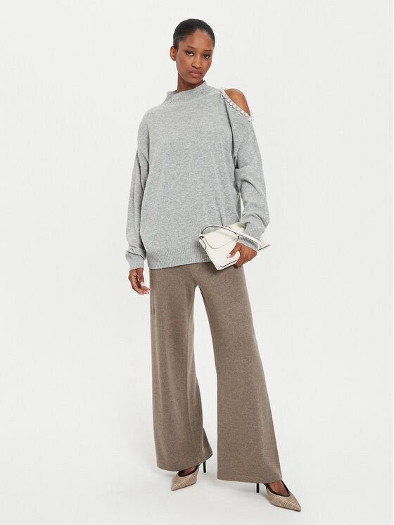 Kontatto Kontatto Светр 3M0179 Сірий Regular Fit