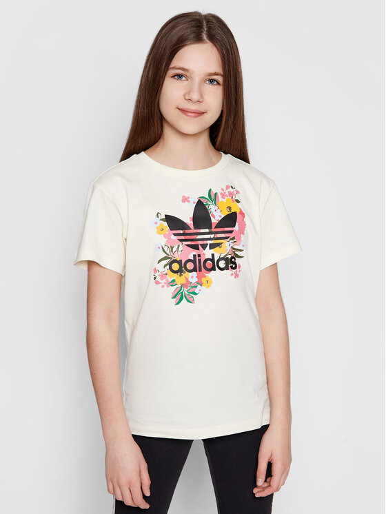 Adidas floral top hotsell