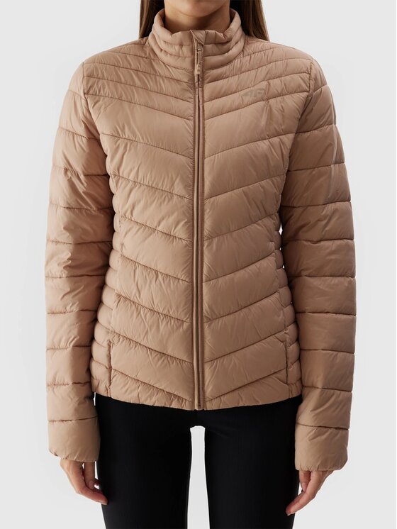 4F 4F Vatovaná bunda 4FWSS24TDJAF350-83S Hnedá Regular Fit