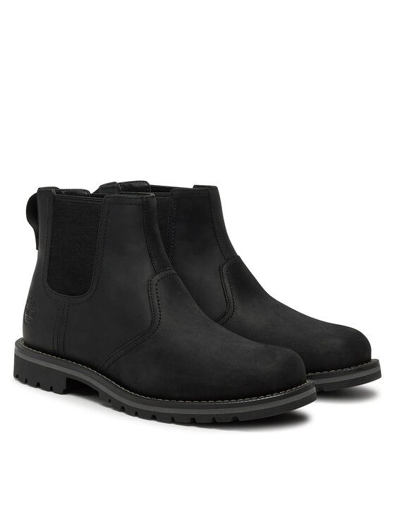 Timberland Timberland Kotníková obuv s elastickým prvkem Larchmont TB1A2NHW0151 Černá
