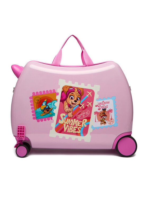 Paw Patrol Paw Patrol Detský kufor CEO-ACCCS-SS26-222PAW Ružová