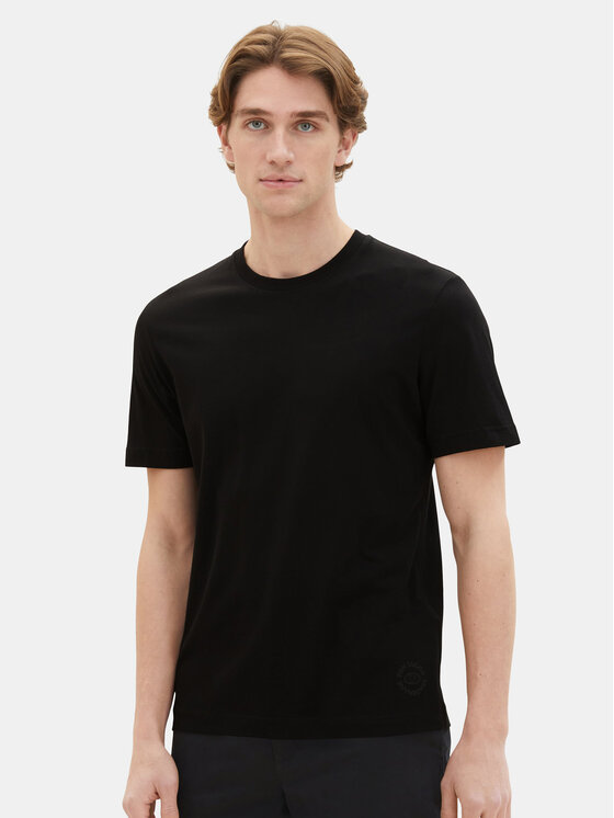 Tom Tailor Tom Tailor Komplekt kahest t-särgist 1037741 Must Regular Fit