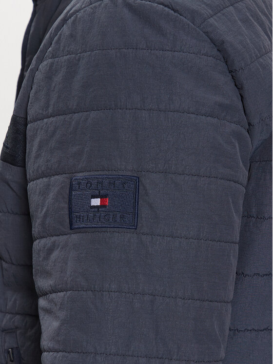 Tommy Hilfiger Tommy Hilfiger Bunda pro přechodné období MW0MW31639 Tmavomodrá Regular Fit