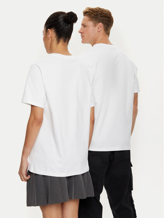 Hunter Hunter Póló HARU0006242 Fehér Regular Fit