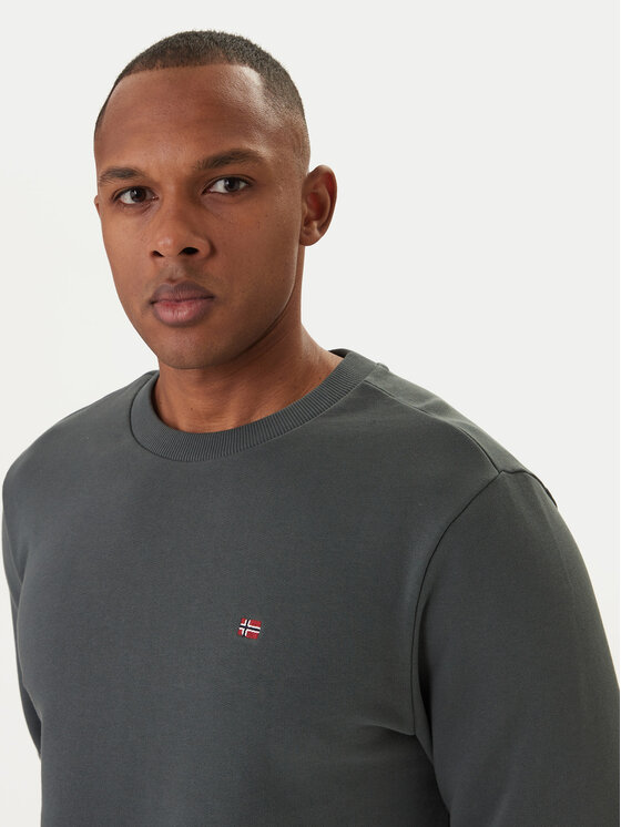 Napapijri Napapijri Bluza Balis NP0A4H89 Zielony Regular Fit