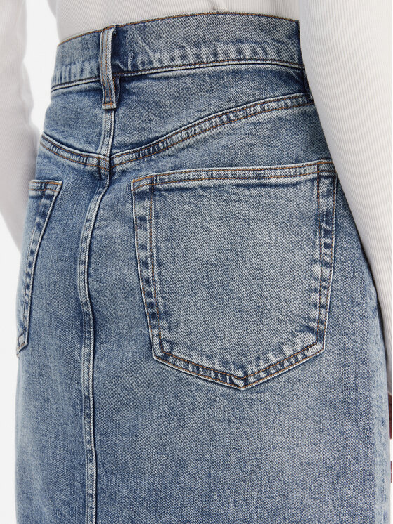 Calvin Klein Jeans Calvin Klein Jeans Džínová sukně LV047E710G Modrá Regular Fit