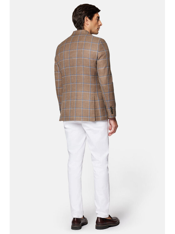 Lancerto Lancerto Marynarka Fresno MA073124000004 Beżowy Slim Fit
