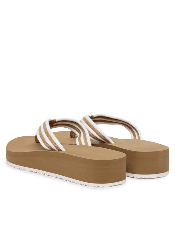 Tommy Hilfiger Tommy Hilfiger Čības uz pirksta FW0FW09196 Gaiši bēša