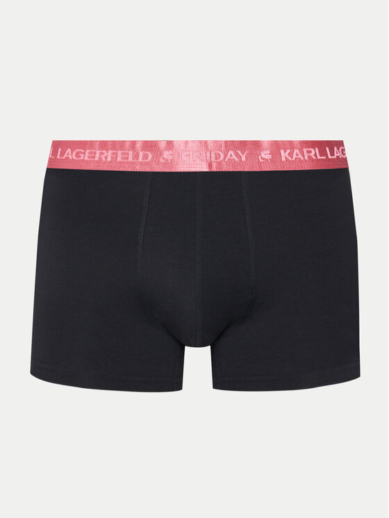 KARL LAGERFELD KARL LAGERFELD 7 db-os boxeralsó szett A1M47118 Fekete