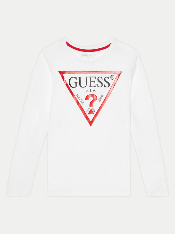 Guess Blūze L84I29 K8HM0 Balts Regular Fit