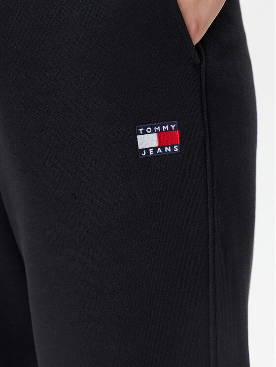 Tommy Jeans Tommy Jeans Спортивні штани Badge DW0DW20679 Чорний Regular Fit