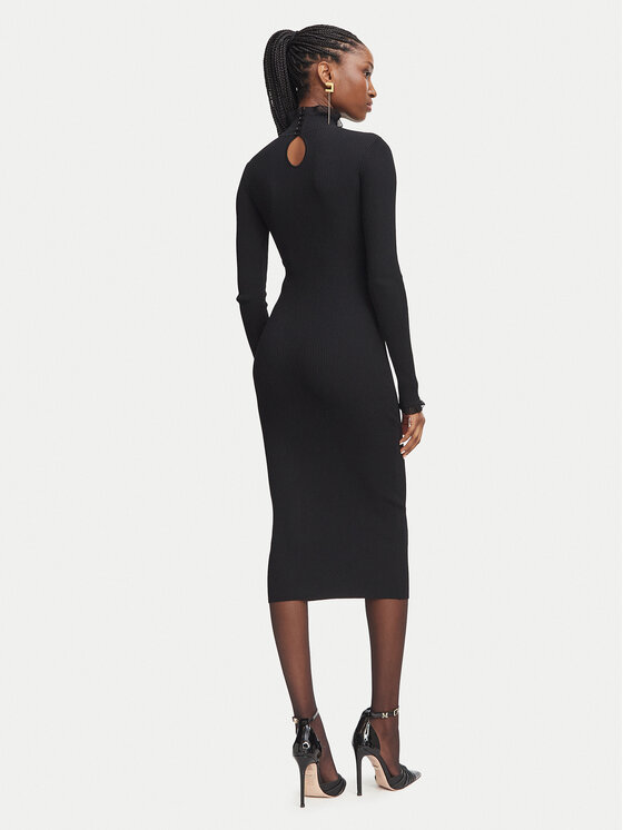 Elisabetta Franchi Elisabetta Franchi Pletena obleka AM-21B-66E2-V440 Črna Slim Fit