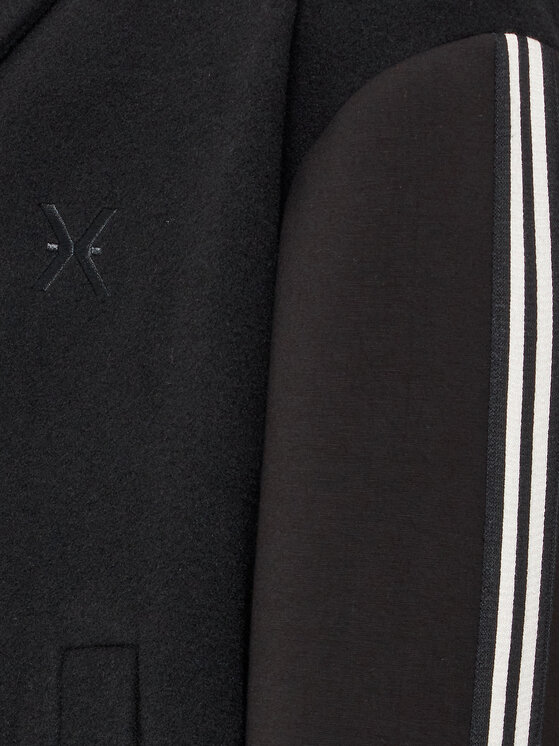 Richmond X Richmond X Płaszcz wełniany UMA23105CP Czarny Reglan Fit