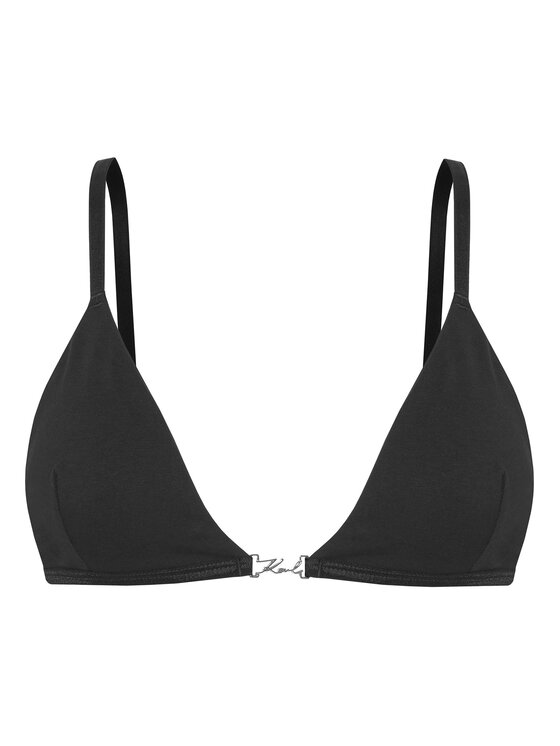 KARL LAGERFELD KARL LAGERFELD Podprsenka Bralette B1W47046 Černá