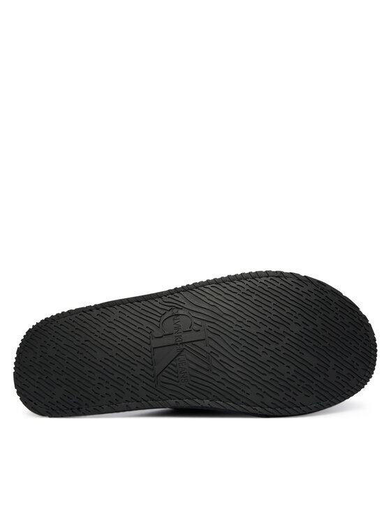 Calvin Klein Calvin Klein Papuče Hotel Slipper Mono Embro YM0YM01392 Čierna