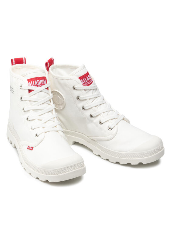 Palladium Palladium Schnürstiefeletten Pampa Hi Dare 76258-116-M Weiß