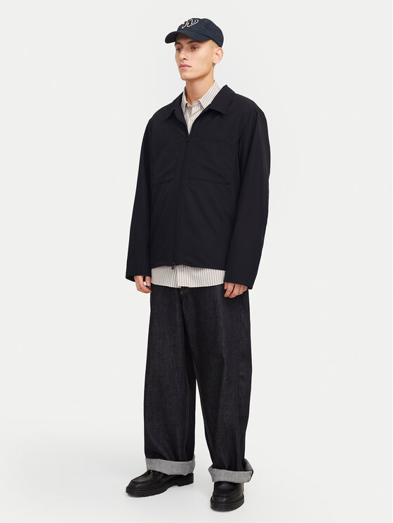 Jack & Jones Jack & Jones Риза-яке Perfect 12270677 Černá Regular Fit