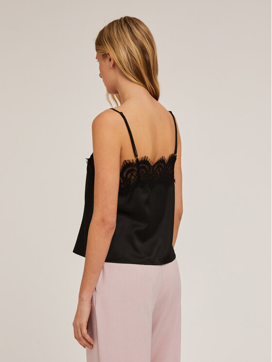 Motivi Motivi Bluzka 2656Q001796N033 Czarny Regular Fit