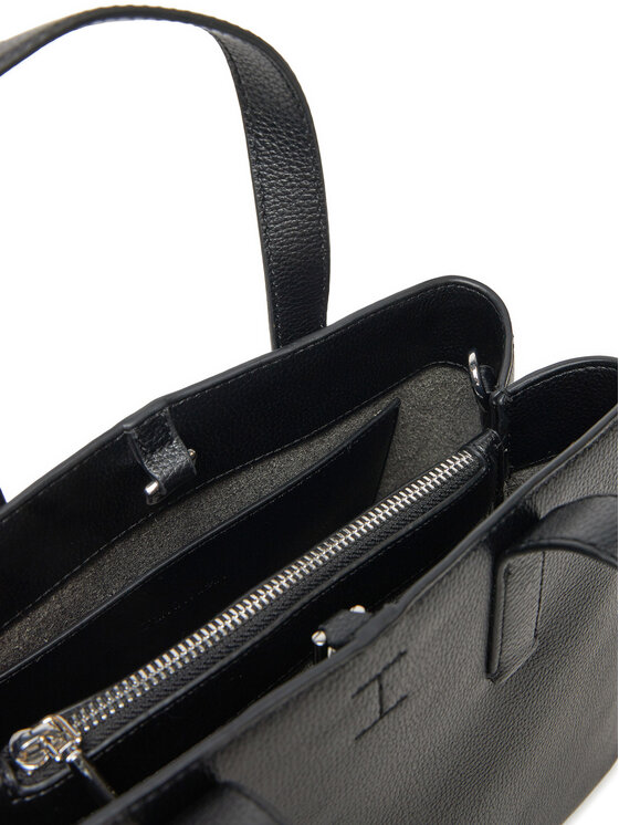 Calvin Klein Calvin Klein Rankinė Ck Plaque Small Tote K60K612781 Juoda