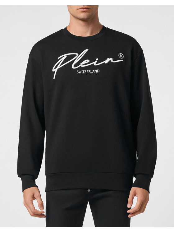PHILIPP PLEIN PHILIPP PLEIN Bluza 5003 Czarny Regular Fit