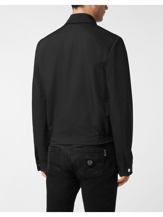 PHILIPP PLEIN PHILIPP PLEIN Kurtka bomber 25521 Czarny Regular Fit